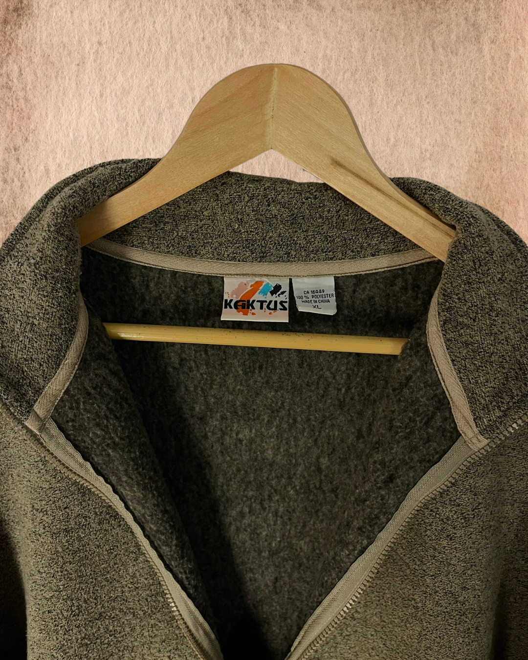 vintage Kaktus polar hırka