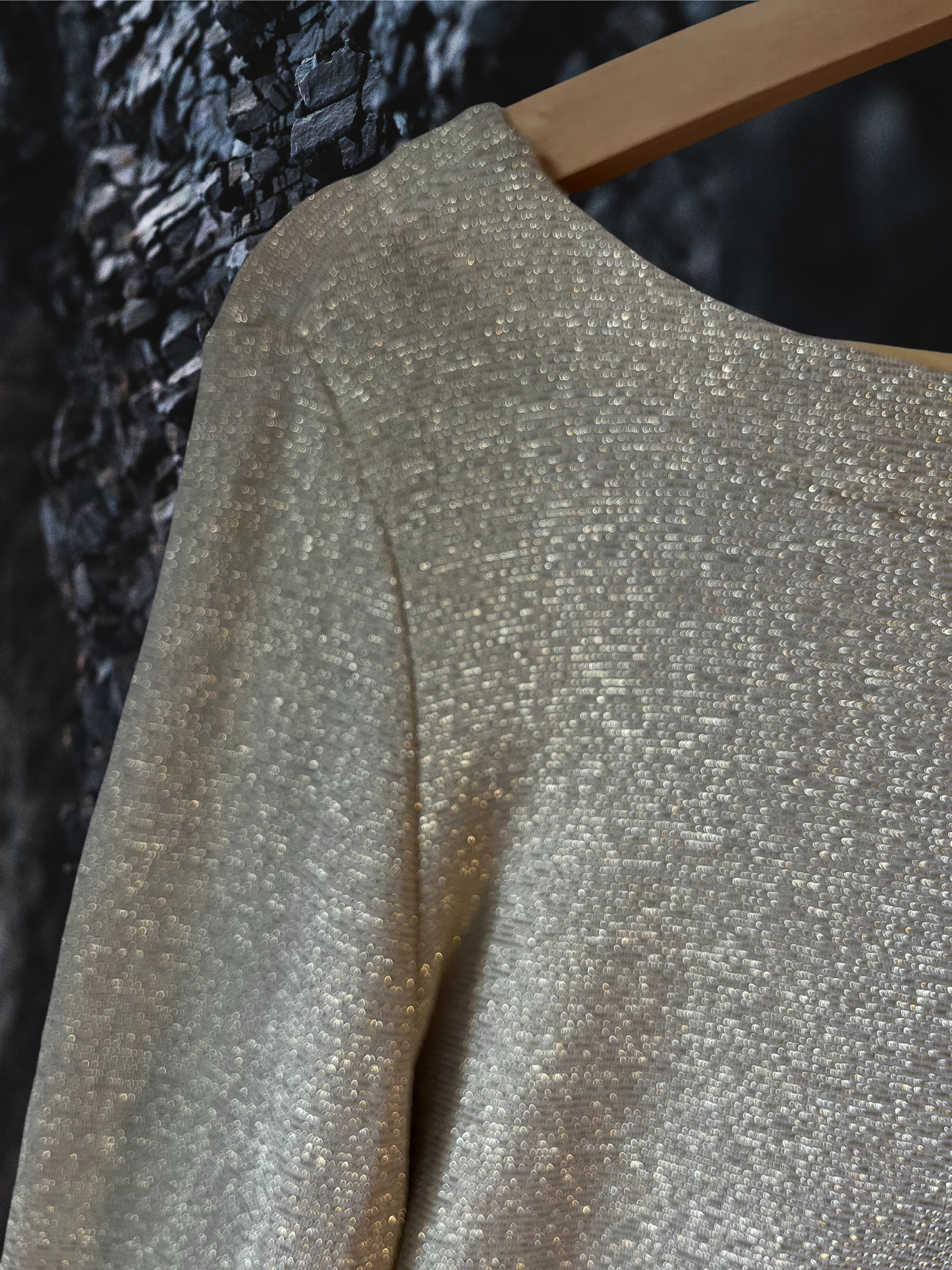 polo glitter dekolteli bluz