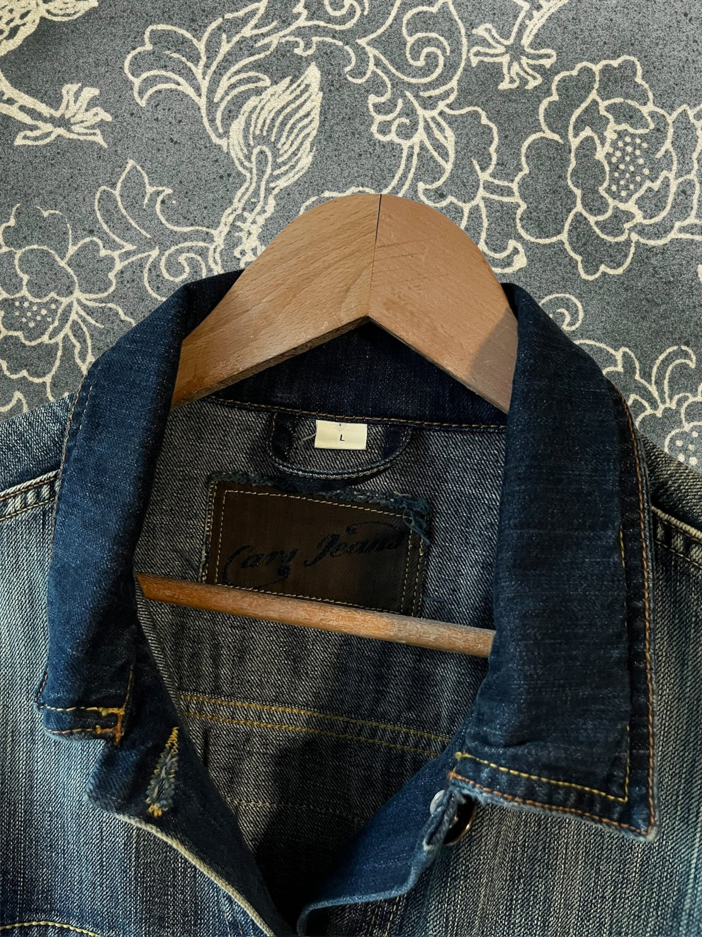 washed-out kot y2k trucker ceket