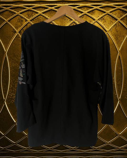 vintage frenchie retro comfort bluz