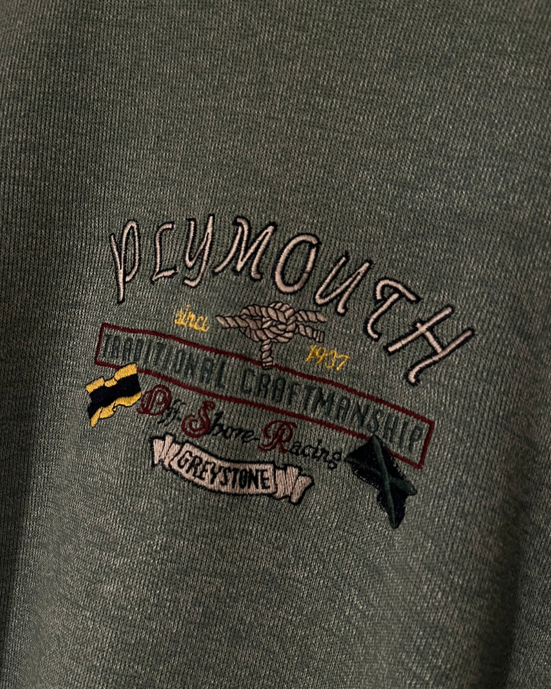 vintage UK Racing Greystone sweatshirt