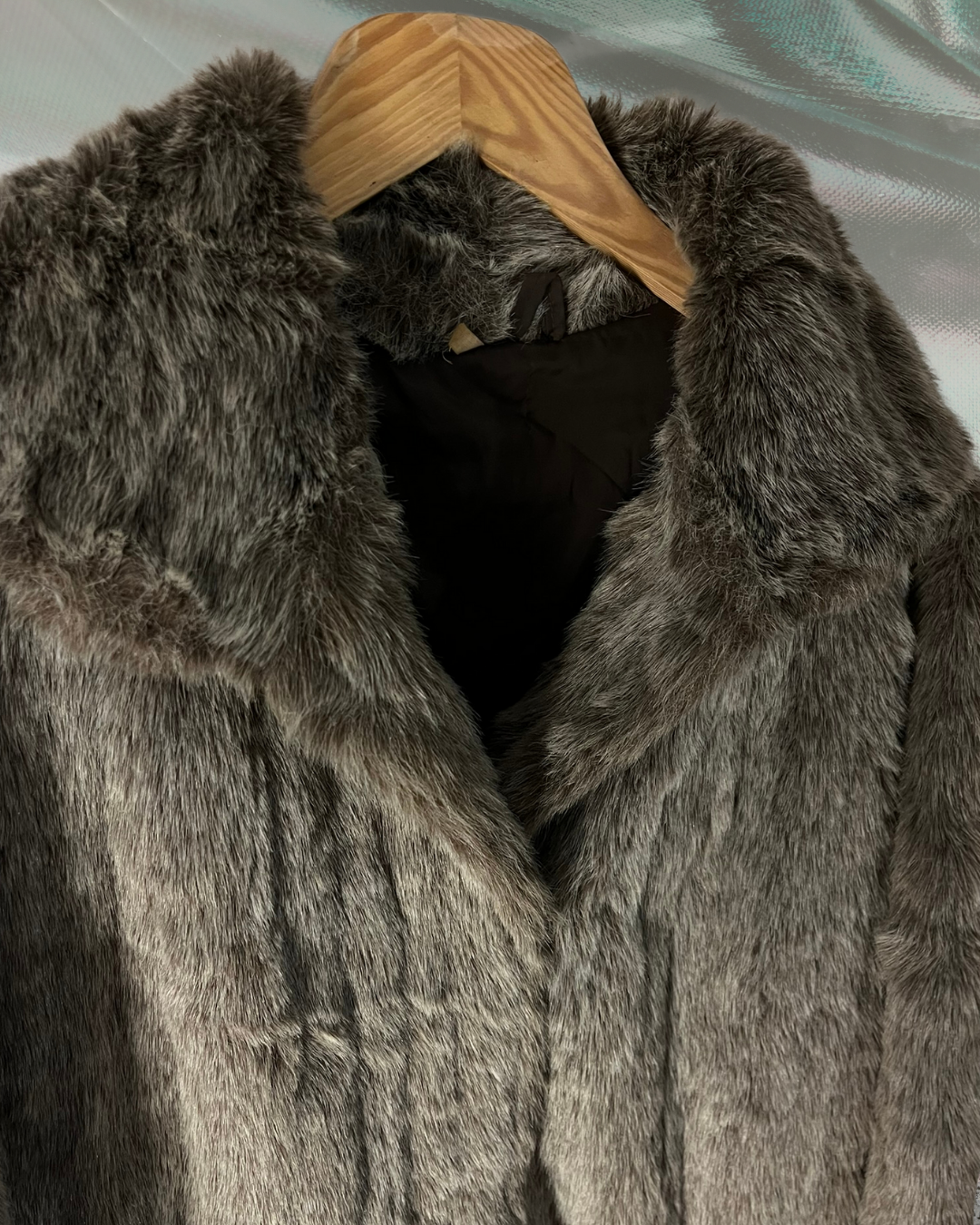 vintage peluş mont