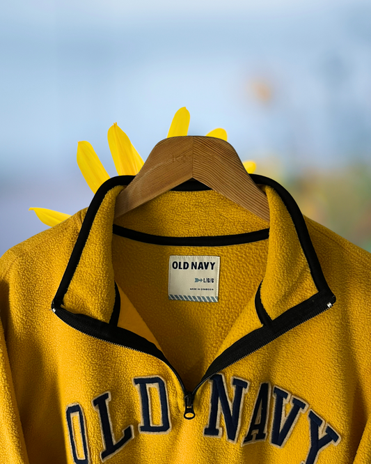 vintage old navy zip polar
