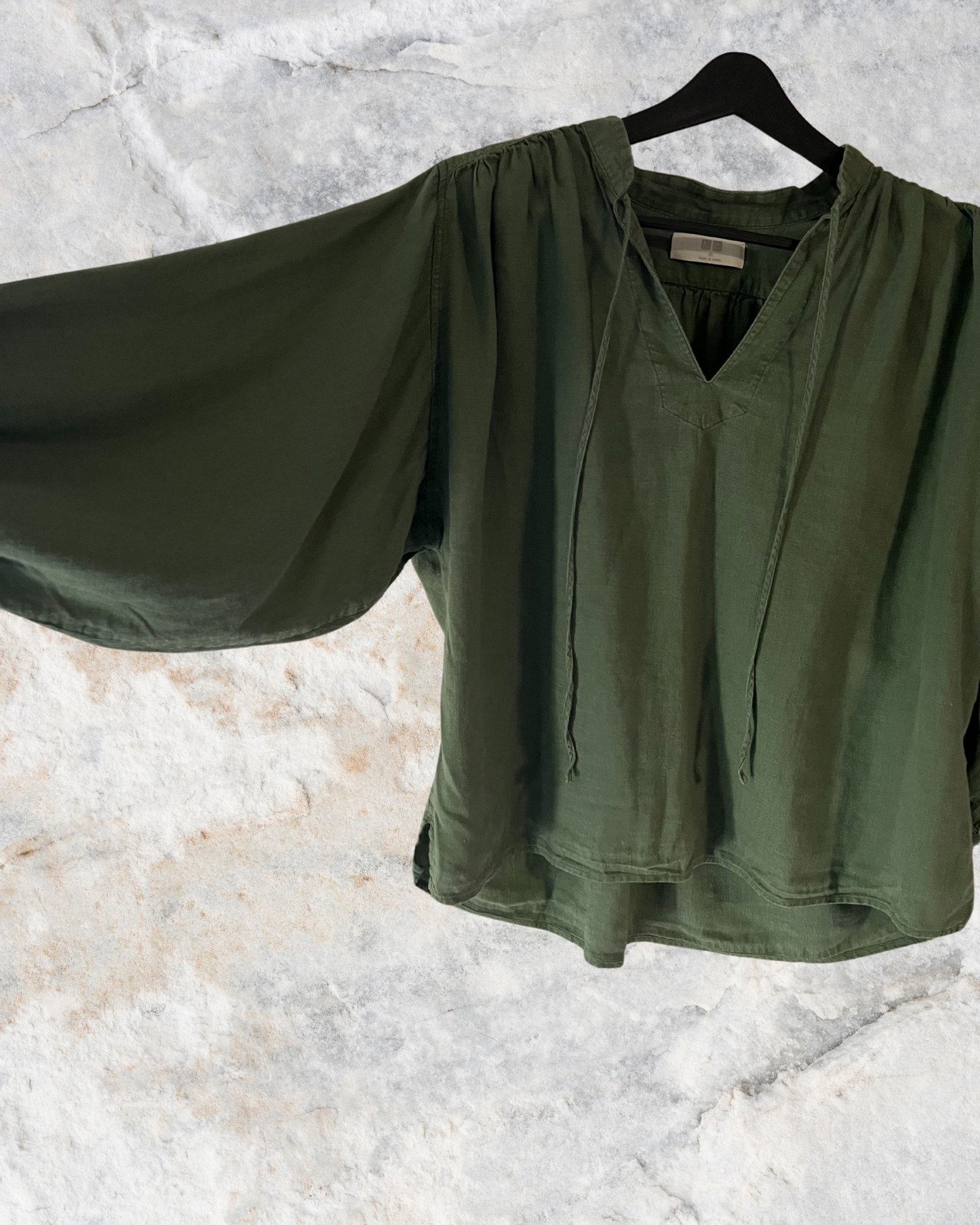 uniqlo yarasa kol bohem bluz