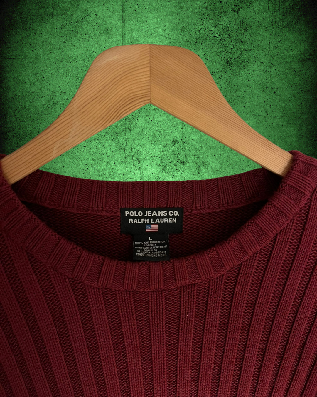 vintage bordeaux ralph lauren kazak