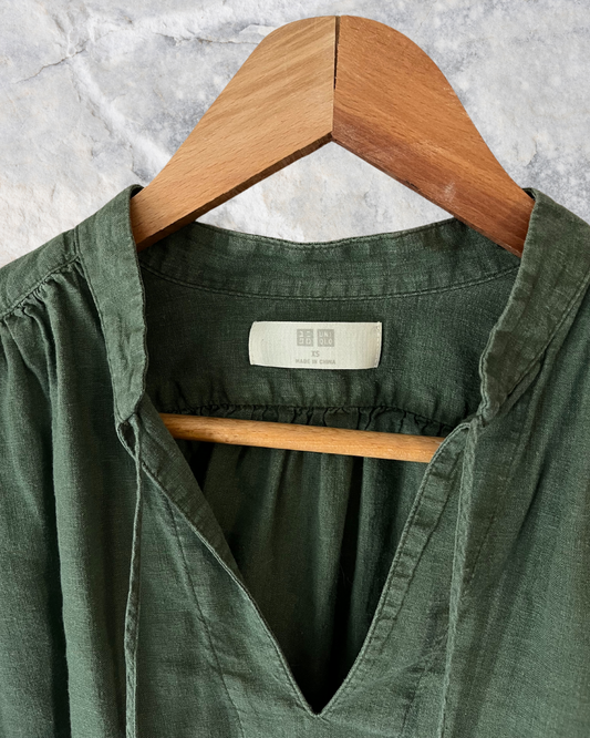 uniqlo yarasa kol bohem bluz