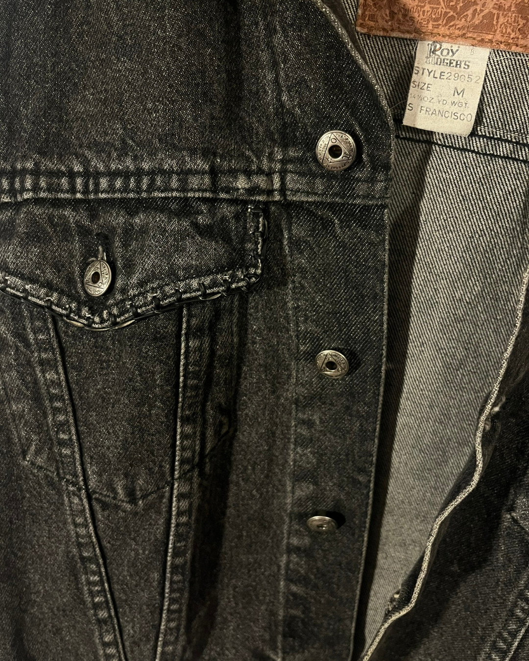 vintage roy roger's kot ceket