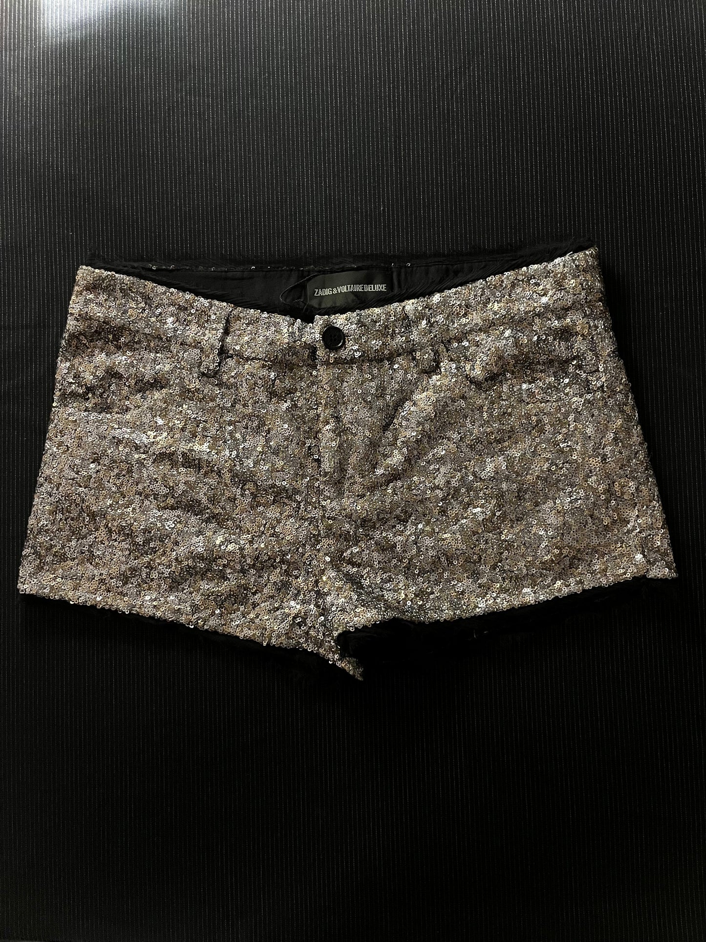 zadig & voltaire payetli abiye şort