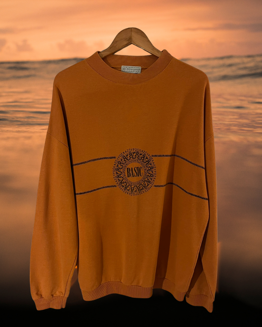 vintage turuncu comfort sweatshirt