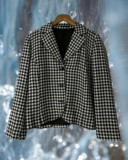 vintage kazayağı blazer ceket
