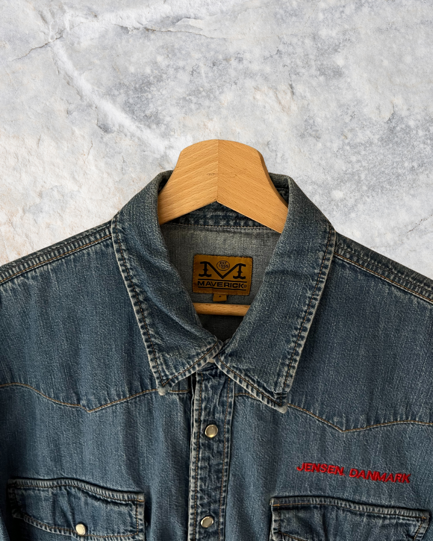 maverick denim gömlek