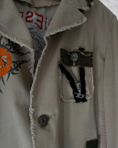 vintage diesel y2k askeri ceket