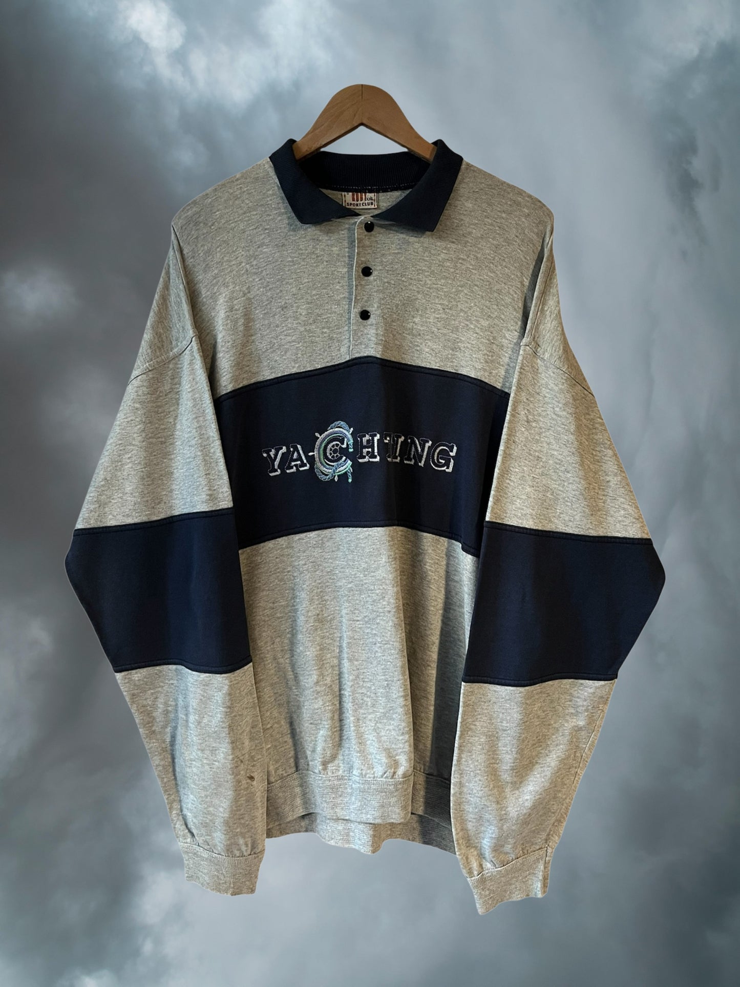 yakalı denizci sweatshirt