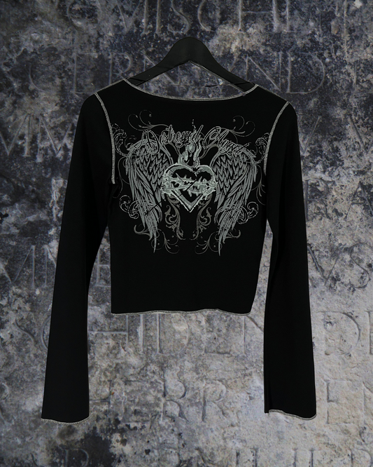 y2k gothic bluz