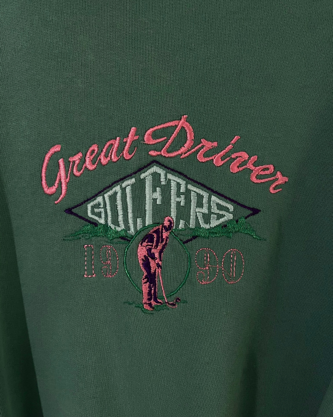 vintage golfer's sweatshirt