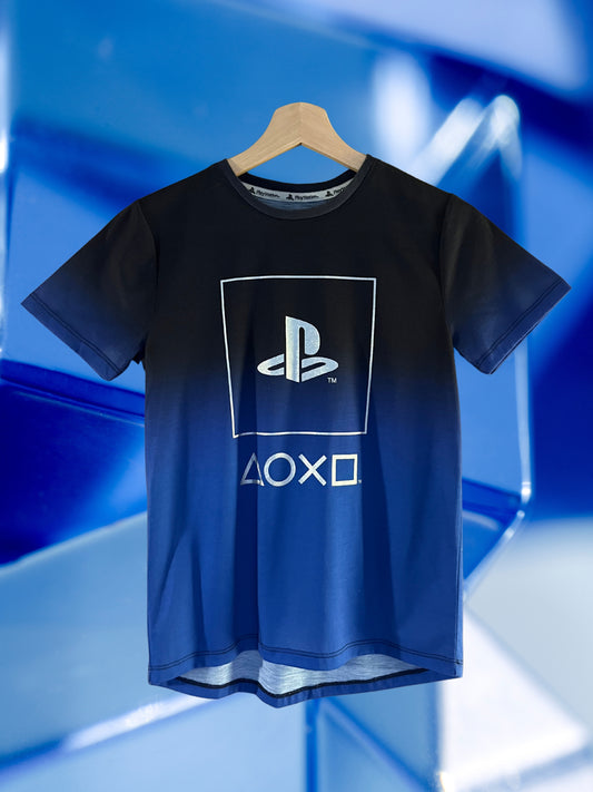 playstation blue tee