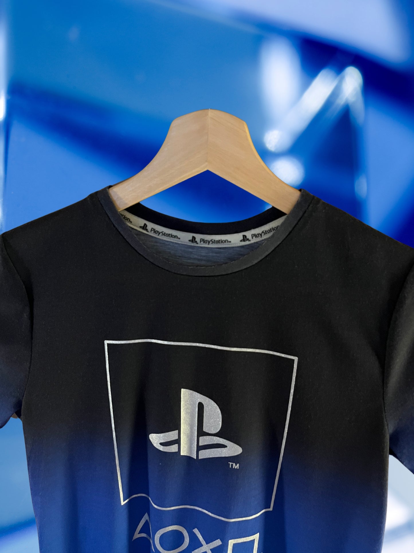 playstation blue tee