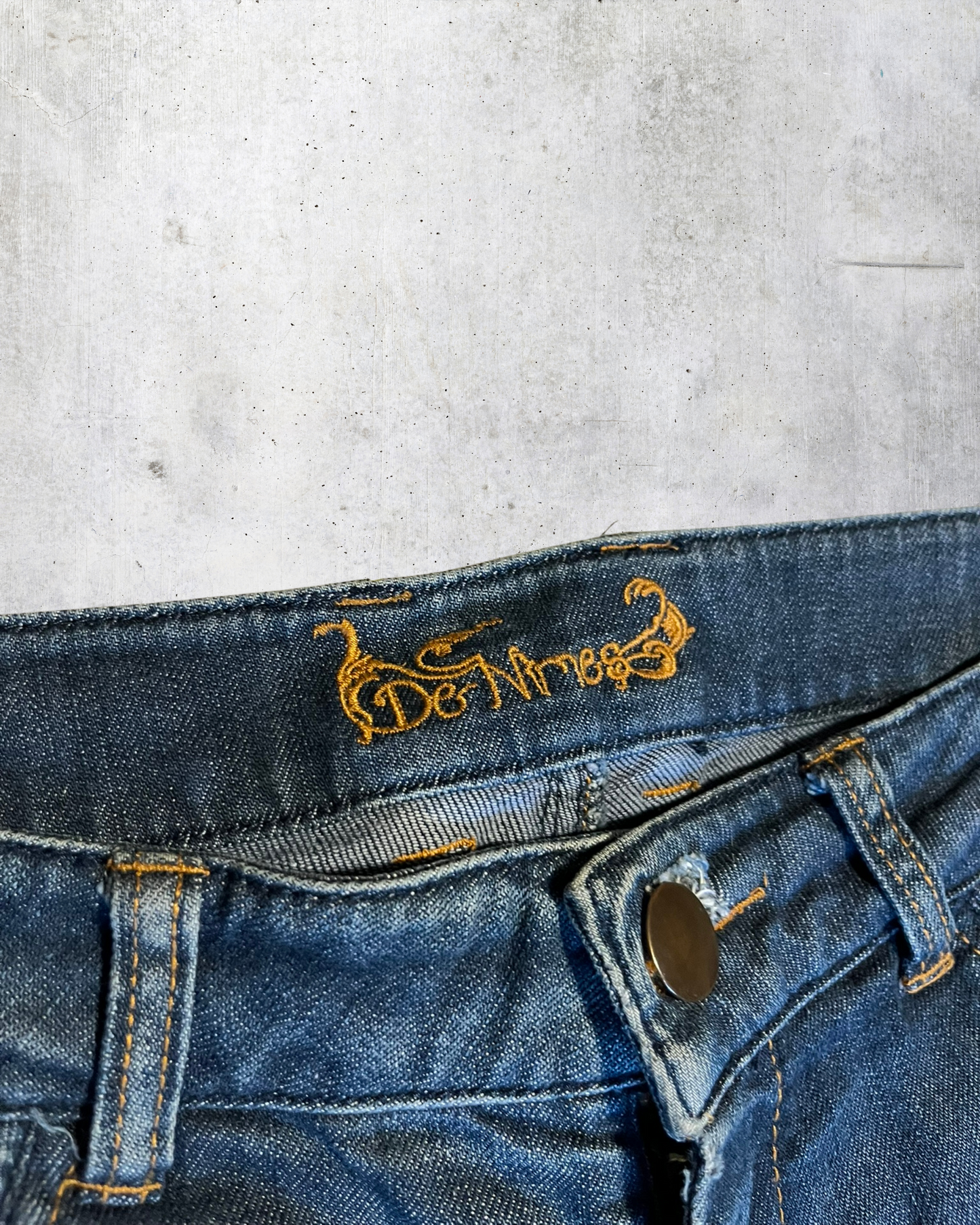 y2k ispanyol paça pantalon