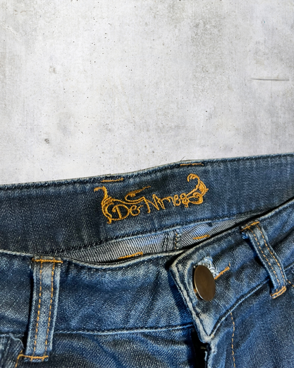 y2k ispanyol paça pantalon