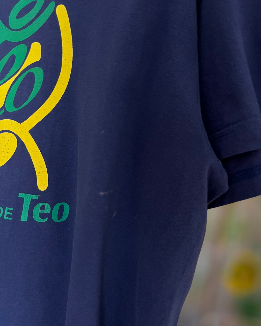 vintage escolas deportivas blue t-shirt