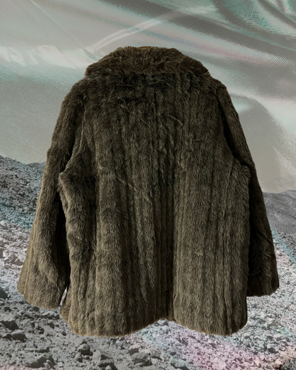vintage peluş mont