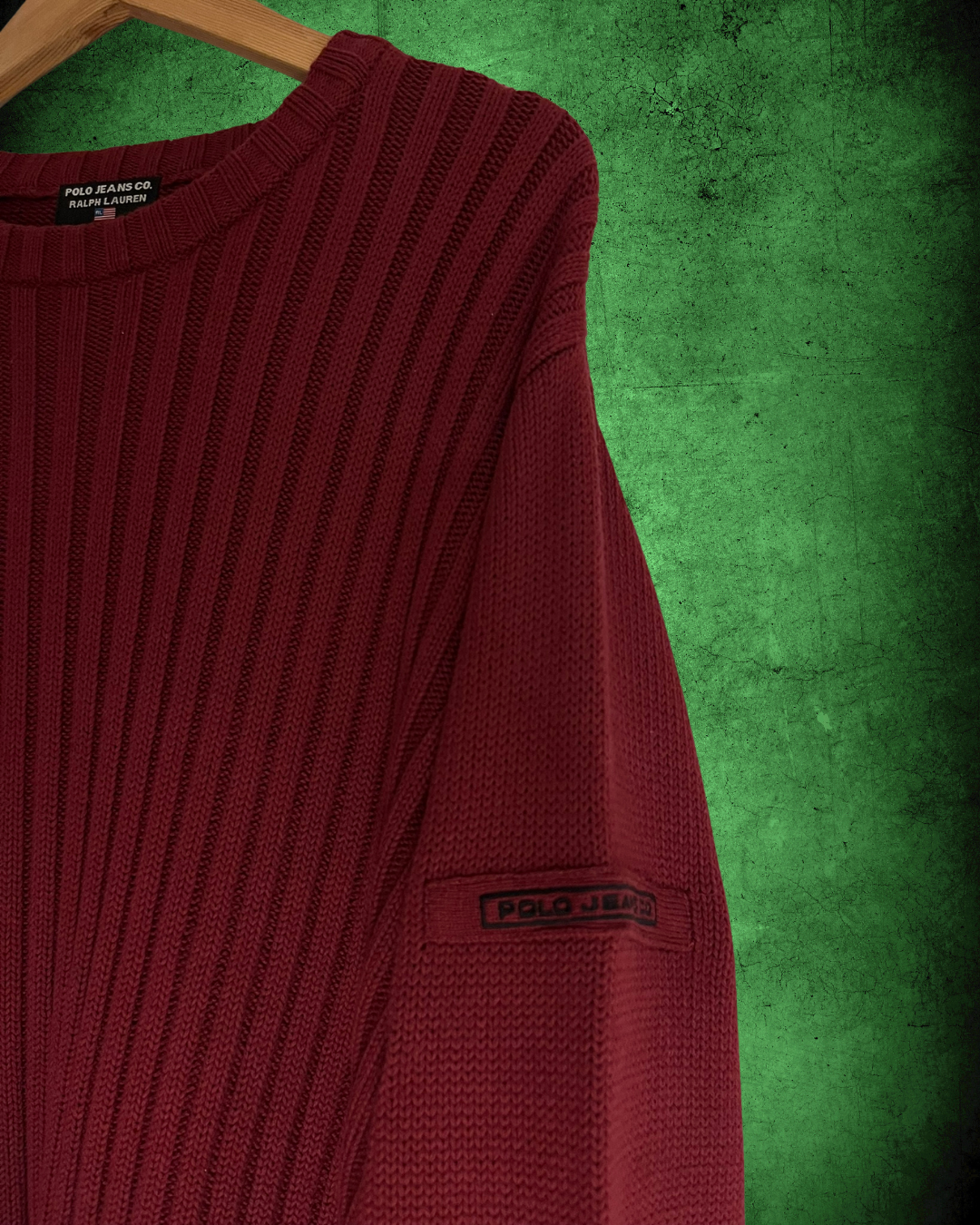 vintage bordeaux ralph lauren kazak