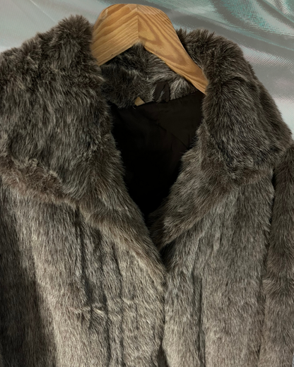 vintage peluş mont