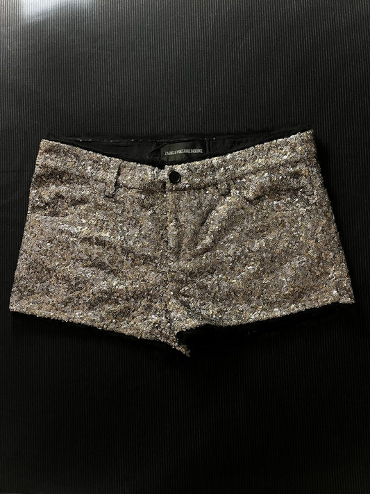 zadig & voltaire payetli abiye şort